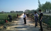 县政府办公室驻大凡村第一书记积极协调资金为村搞绿化