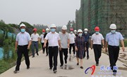 民权县委书记张团结调研城建重点项目建设情况