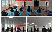 民权县委老干部局老年人体育协会举办“学习二十大 健身展风采”瑜伽健身培训班
