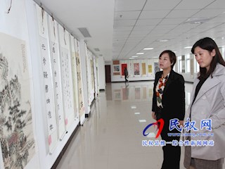 民权县举办喜迎党的“十九大”书画摄影作品展